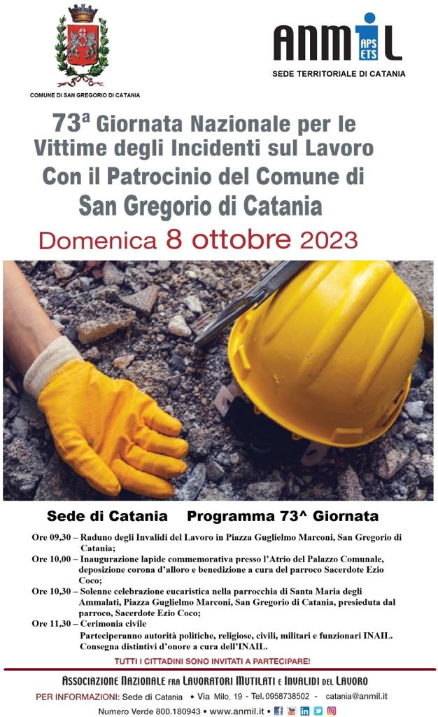 73ª Giornata Nazionale per le vittime degli incidenti sul Lavoro